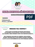 Painel Professor Já Foi Criança