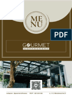 Menu Gourmet Coffeenery Update 2022