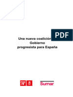 Acuerdo de Gobierno de coalición entre PSOE y Sumar