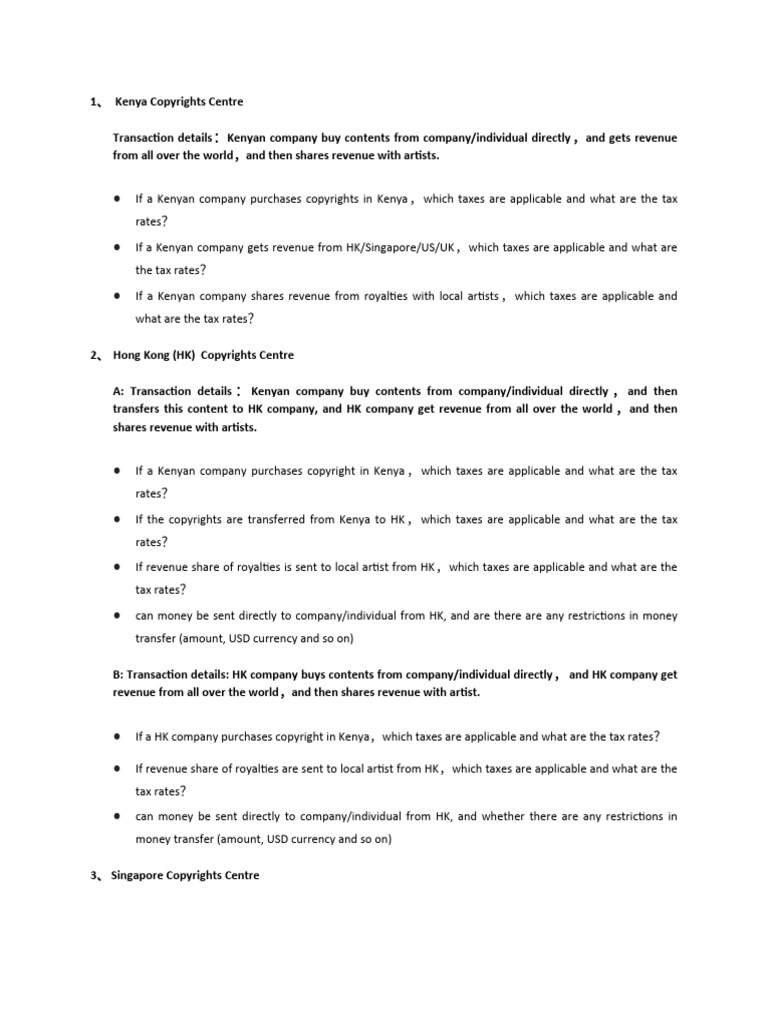 Tax related questions pdf