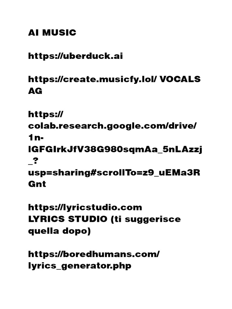 AI-Powered Songwriting Tools Guide | PDF