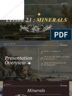 Minerals Earh Science