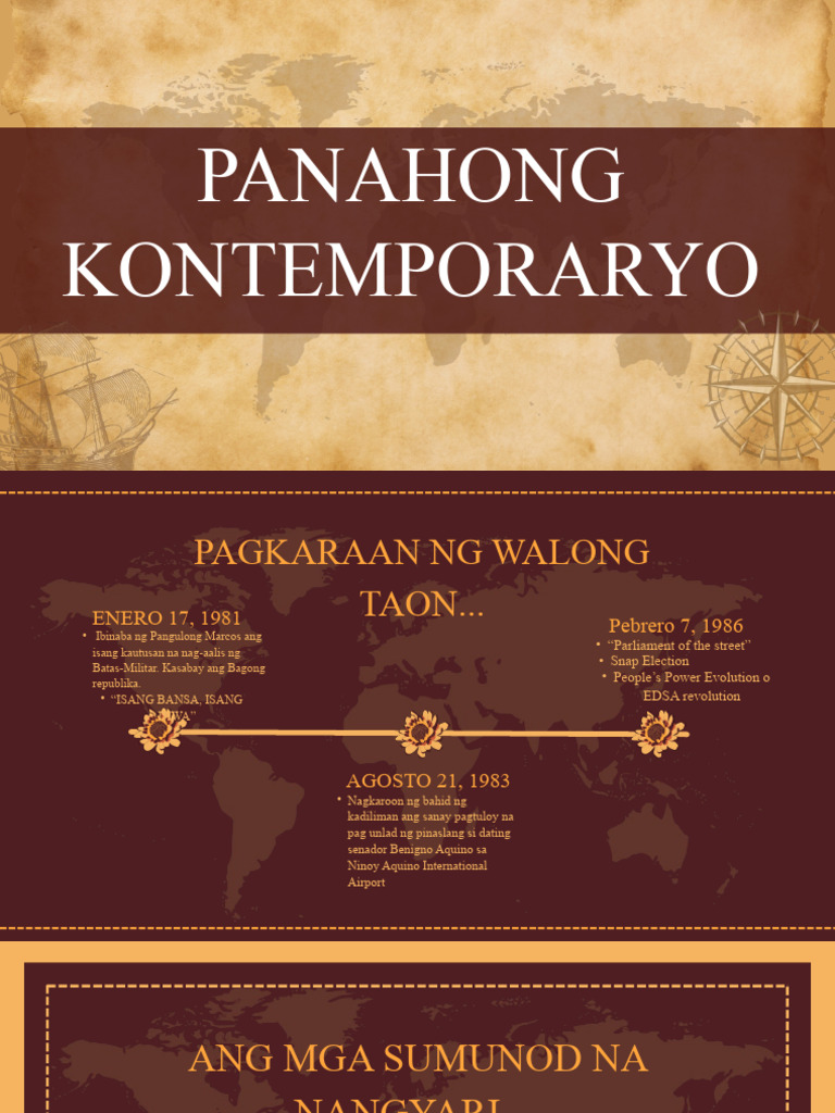 Panahong Kontemporaryo | PDF
