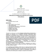 Informe de Acuerdos de Convivencia