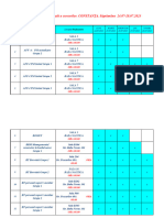 Programarea Saptamanala A Cursurilor. CONSTANTA. Saptamana 24.07.2023 28.07.2023