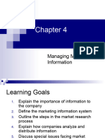 CH04 - Managing Marketing Information SYSTEM