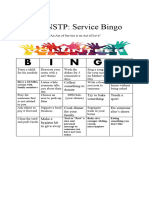 Service Bingo