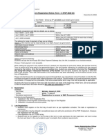Fee and Registration Notice - Term-3 PGP 2022-24 PDF