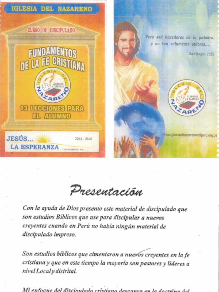 Fundamentos de La Fe Cristiana Iglesia Nazareno | PDF
