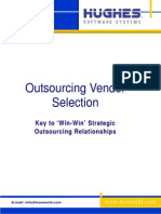 Outsourcing Vendor Selection Final