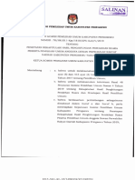 Nomor 70 Tentang Penetapan Rekapitulasi Hasil Penghitungan Perolehan Suara Peserta Pemilu 2019