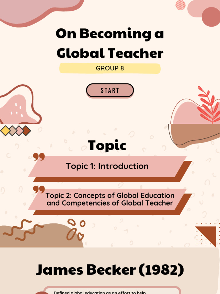 Becoming A Global Teacher | PDF