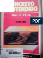 Livro - Concreto Protendido - Walter Pfeil