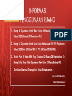 Informasi Ruang Per 23 Okt