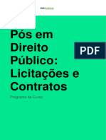 2019.07-Programa de Curso - Pós em Direito publico licitacoes e contratos