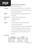 Laporan Eksperimen Sains