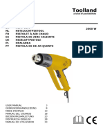 Pistola de Aire Caliente 2000 W