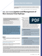 No. 363-Investigation and Management of Non-Immune Fetal Hydrops