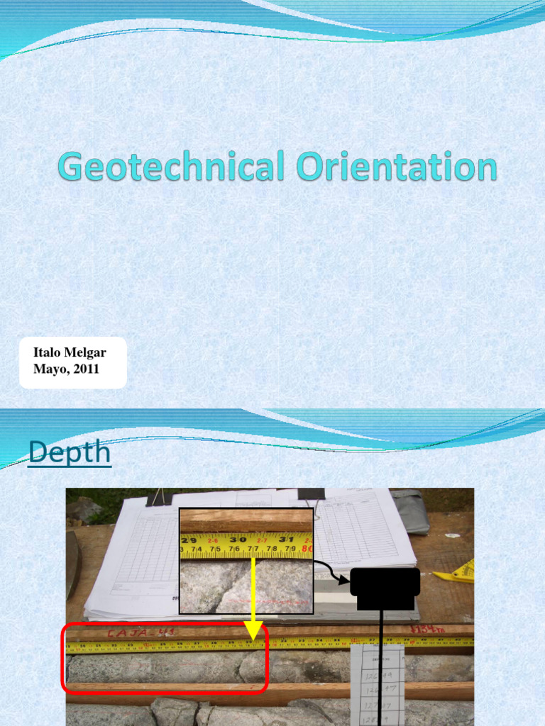 Geotechnical Log Analysis and Data | PDF | Minerals | Materials