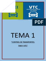 TEMA 1 FAMP Taxi VTC