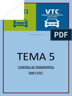 TEMA 5 FAMP Taxi VTC