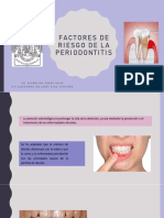 Factores de Riesgo de La Periodontitis