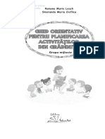Ghid Orientativ Pentru Planificarea Activitatilor Din Gradinita - Grupa Mijlocie - Ramona Maria Leach, Smaranda Maria Cioflica