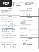 Math 2AC - Semestre 2 Devoir 1 Modèle 1 - AlloSchool | PDF ...