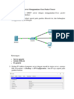 Konfigurasi DHCP Server Menggunakan Cisco Packet Tracer