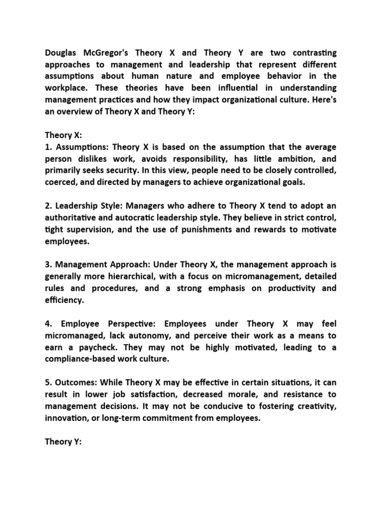 Transformational Leadership Theory | PDF