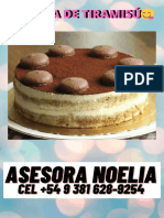 Torta de Tiramisú-Asesora Nuelia +54 9 381 628-9254