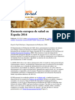 Encuesta Europea de Salud 2014