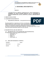 Memoria Descriptiva - Docx Estadio - Docx Ok