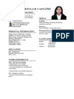 Frances Mikylla B Long Resume