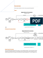 Sigma-Delta A/D Conversion: Floating-Point Example Model