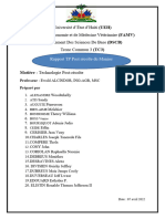 Rapport TP Post Recolte - Groupe 1