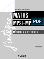 (SK) Maths MPSI-MP2I - Méthodes Et Exercices - 5e Édition