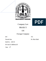 Porush Jain 209 Foreign Company