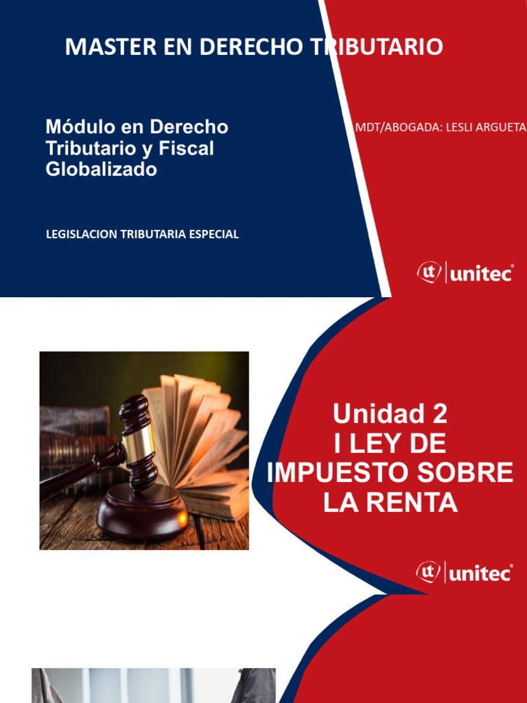 Ley de Impuesto sobre la Renta | PDF | Impuesto sobre la renta | Impuestos