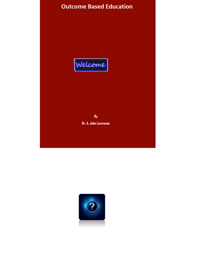 Outcome Based Education | PDF