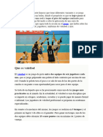 Informe de Voleibol