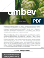 AMBEV_Apresentação de Resultados 1T23