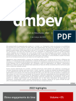 AMBEV - Apresentação de Resultados 4T22