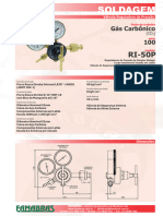 Regulador de Pressao Ri 50p Co2