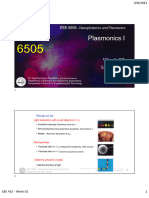 Week07 Plasmonics I