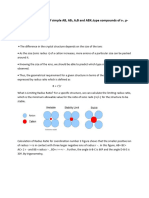 Solid State Structures of Simple AB