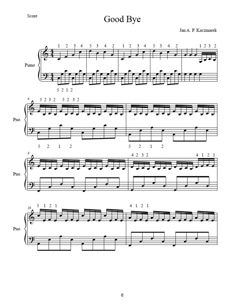 Good Bye | PDF