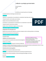 Fármacos Utilizados en Patologías Gastrointestinales