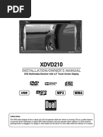 Dual xdvd210 User Manual