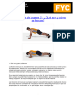 Las Flexiones de Brazos (I) - ¿Que Son y Como Se Hacen¿ (Entrenamiento Entrenador Personal Bomberos Pilates Maraton Periostitis